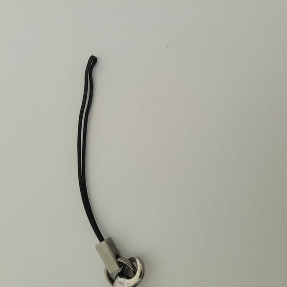 Authentic GUCCI Cell Phone Key Bag Charm Plaque Metal Silver Tone Designer - Picture 8 of 8